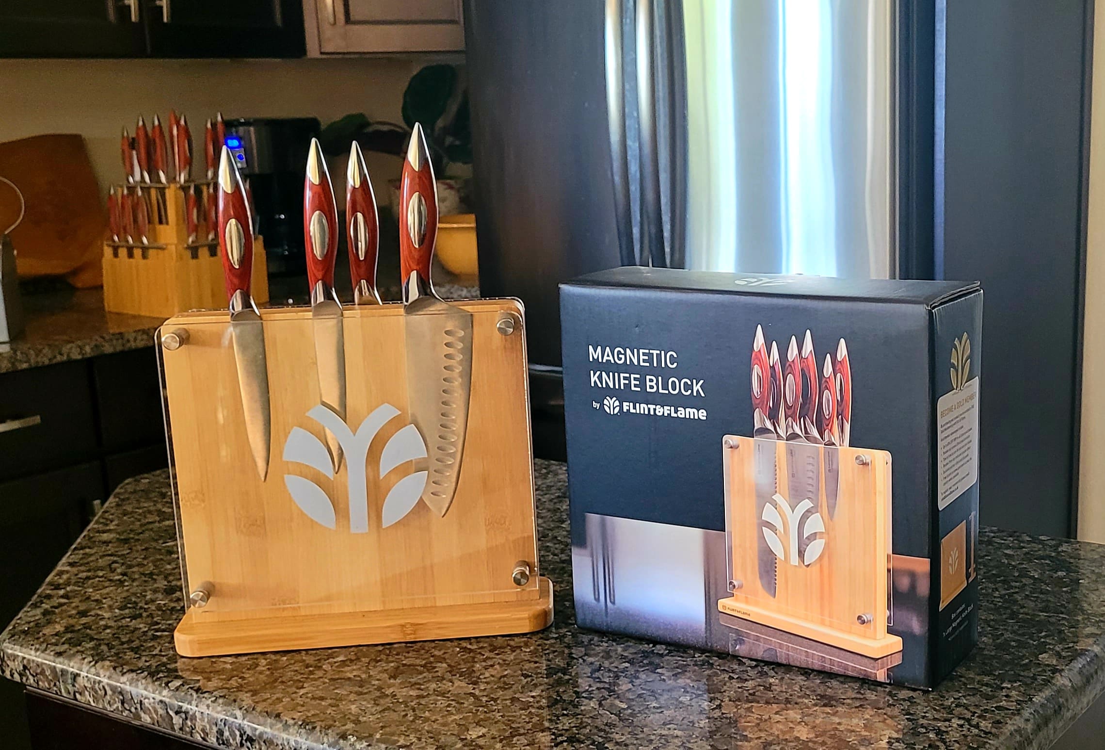 Magnetic Knife Block