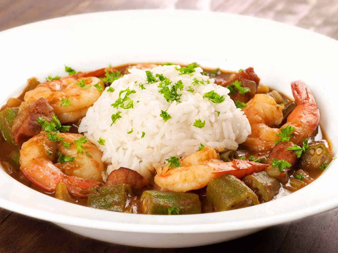 Shrimp and Andouille Gumbo - Miz En Place