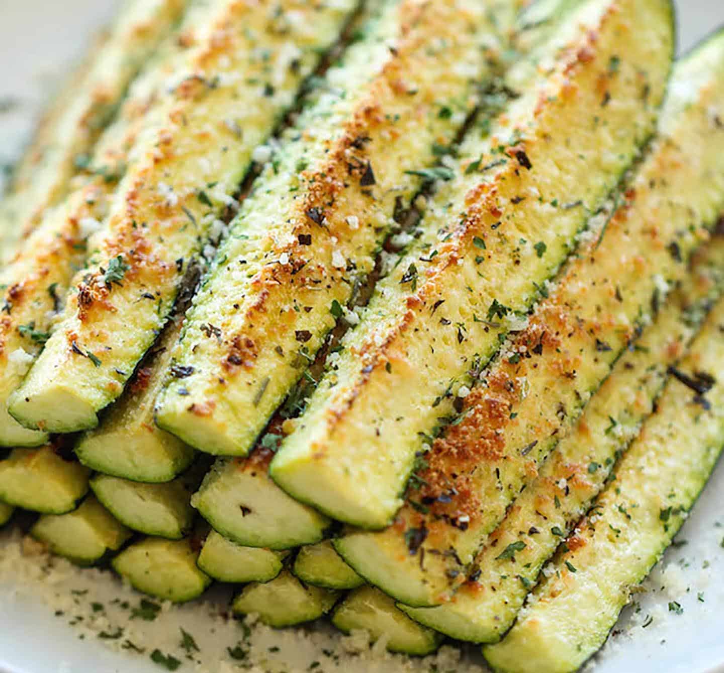 Baked Parmesan Zucchini - Miz En Place