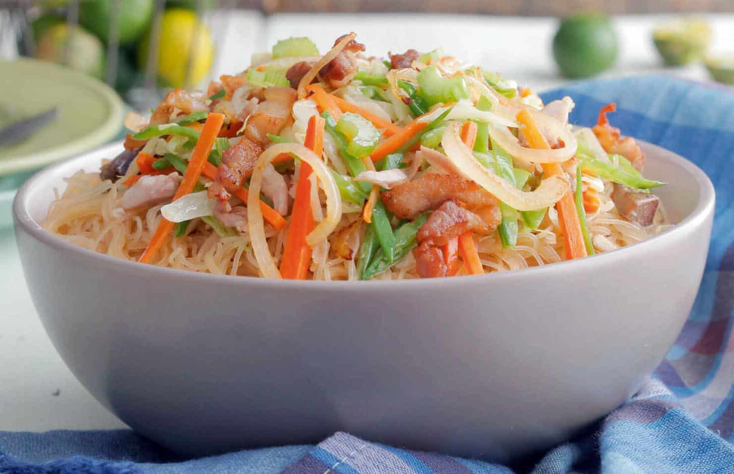 Pancit Bihon - Miz En Place
