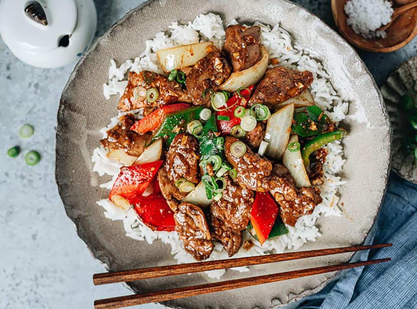 Chicken Liver Stir-Fry - Miz En Place