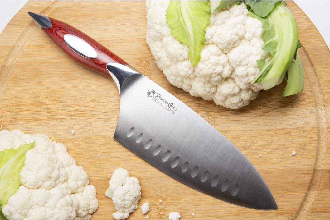 7" VEGETABLE CLEAVER with BLADE PROTECTOR GIFT BOX