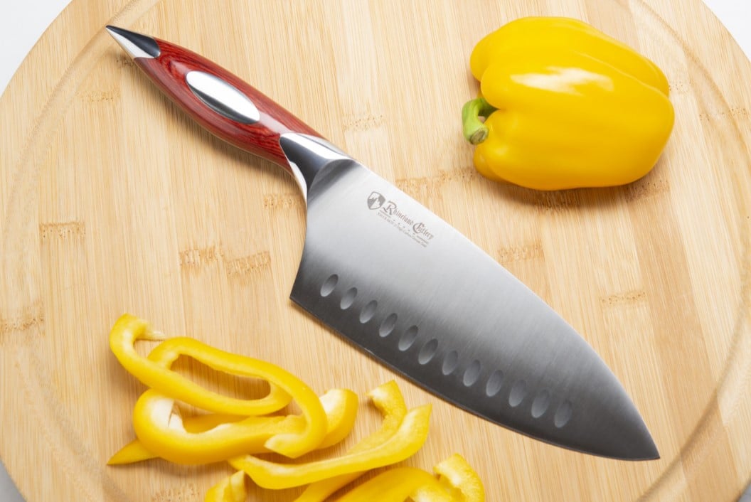 7" VEGETABLE CLEAVER with BLADE PROTECTOR GIFT BOX