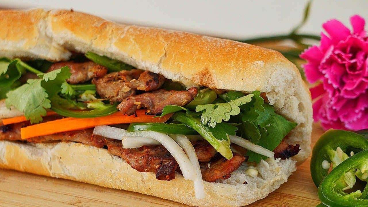 Banh Mi Sandwich with Grilled Pork - Miz En Place