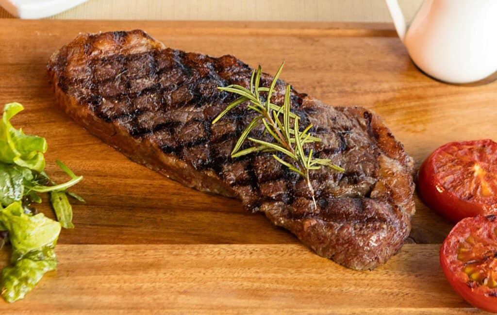 Grilled Marinated Ribeye Steak