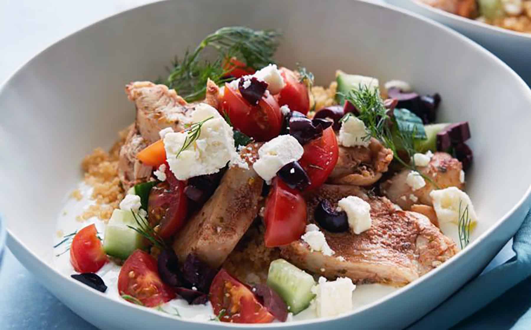 Instant Pot Greek Chicken Bowls - Miz En Place