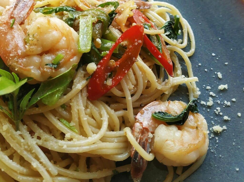 Shrimp Scampi with Angel Hair Pasta
