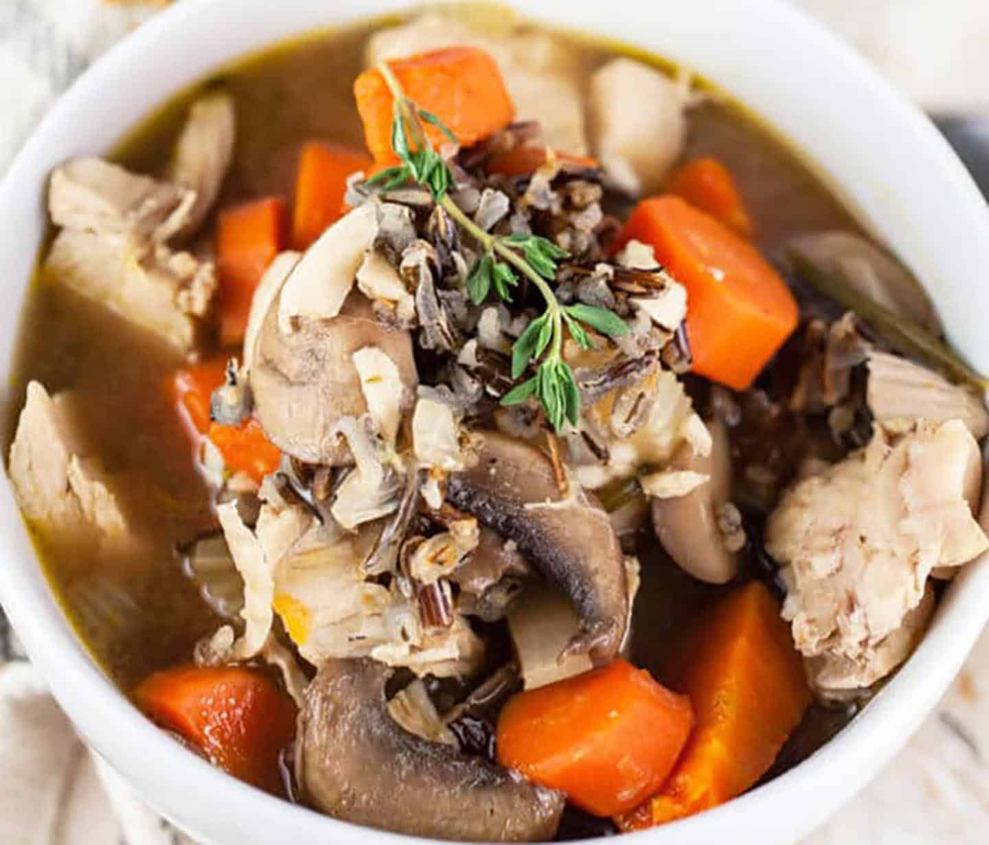 Wild Rice and Turkey Soup - Miz En Place