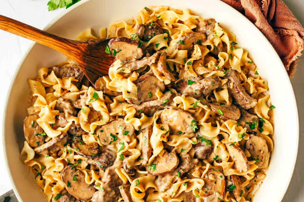 Beef Stroganoff