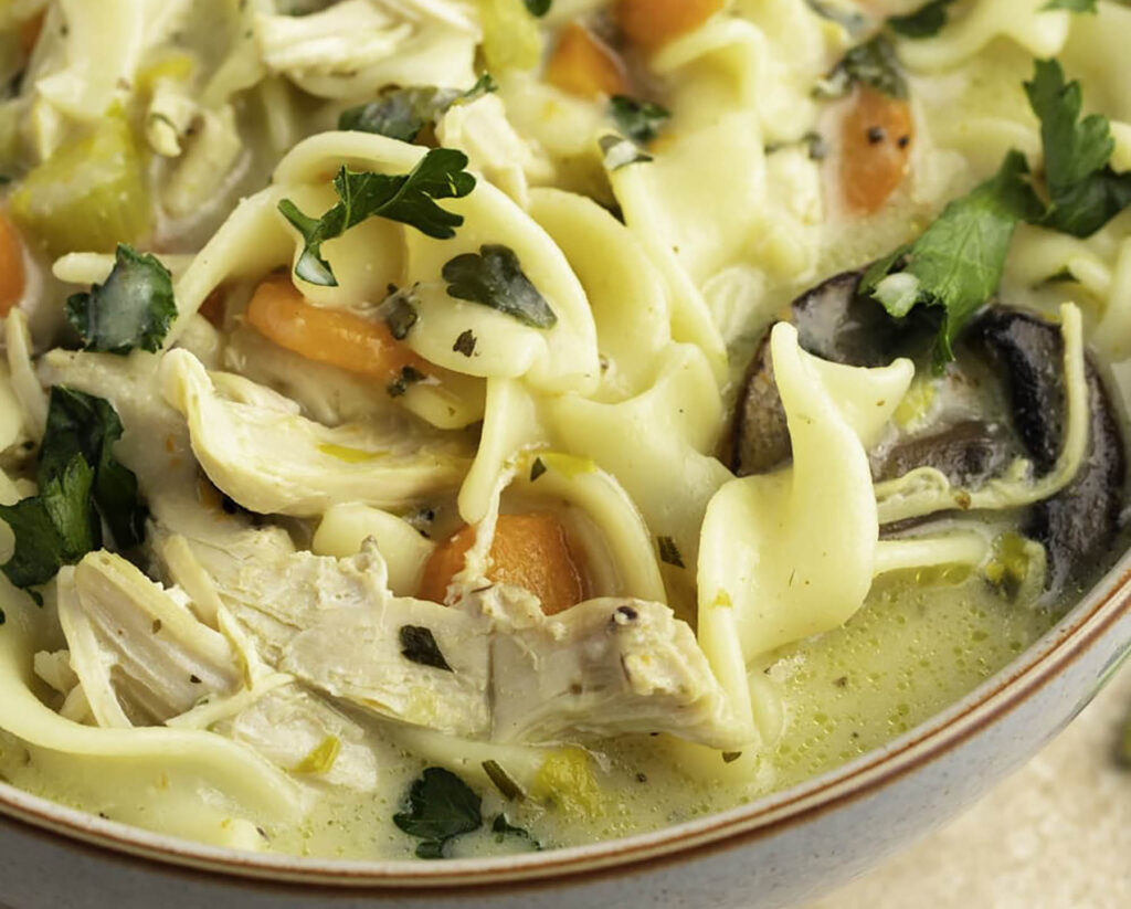 Creamy Chicken Noodle Soup