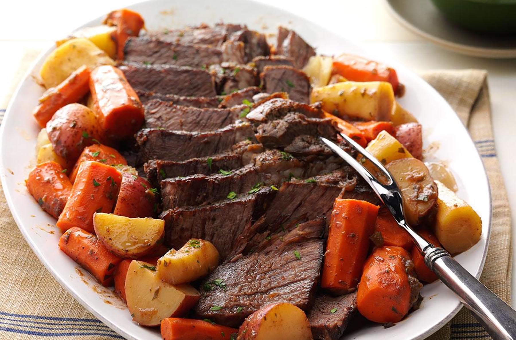 Slow-Cooker Pot Roast - Miz En Place