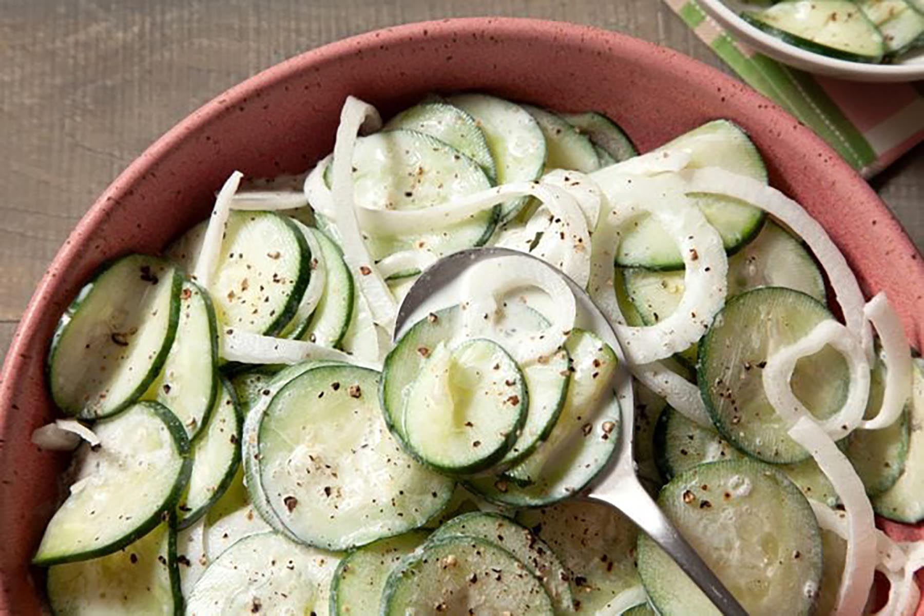 Cucumber Salad with Sour Cream - Miz En Place