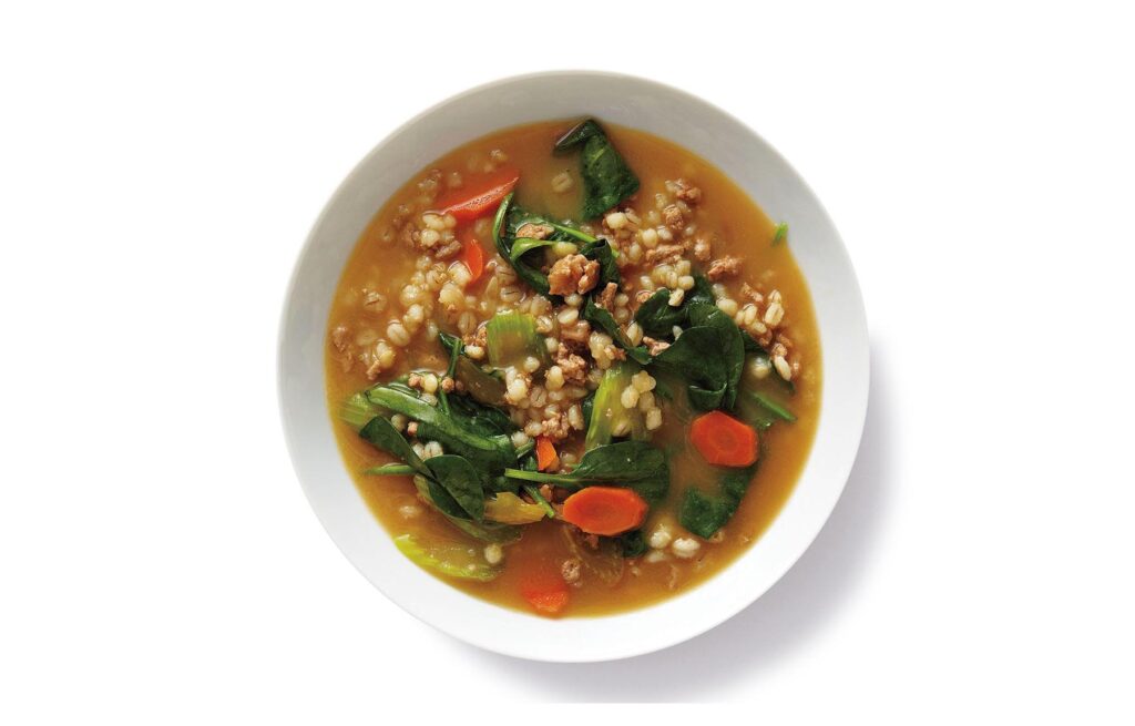 Turkey and Vegetable Barley Soup
