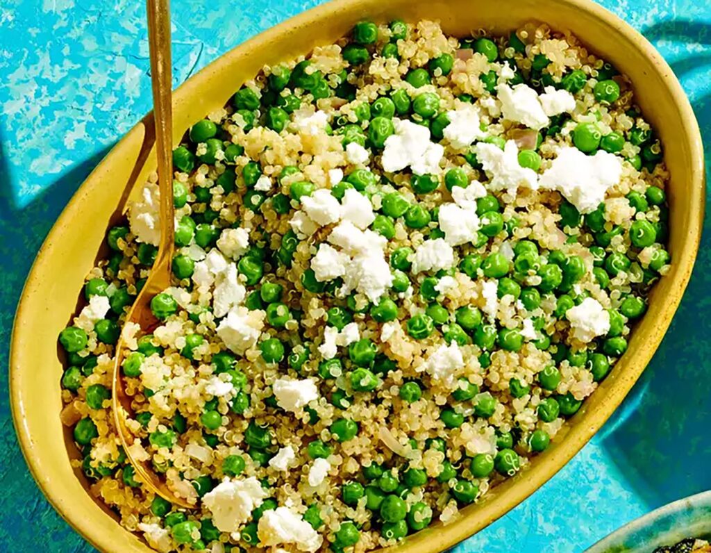 Quinoa with Peas and Lemon