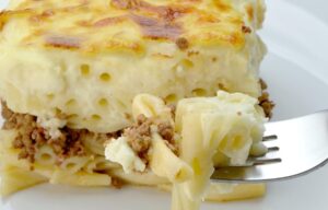 Makaronia tou Fournou or Pastitsio Makaronia tou Fournou or Pastitsio