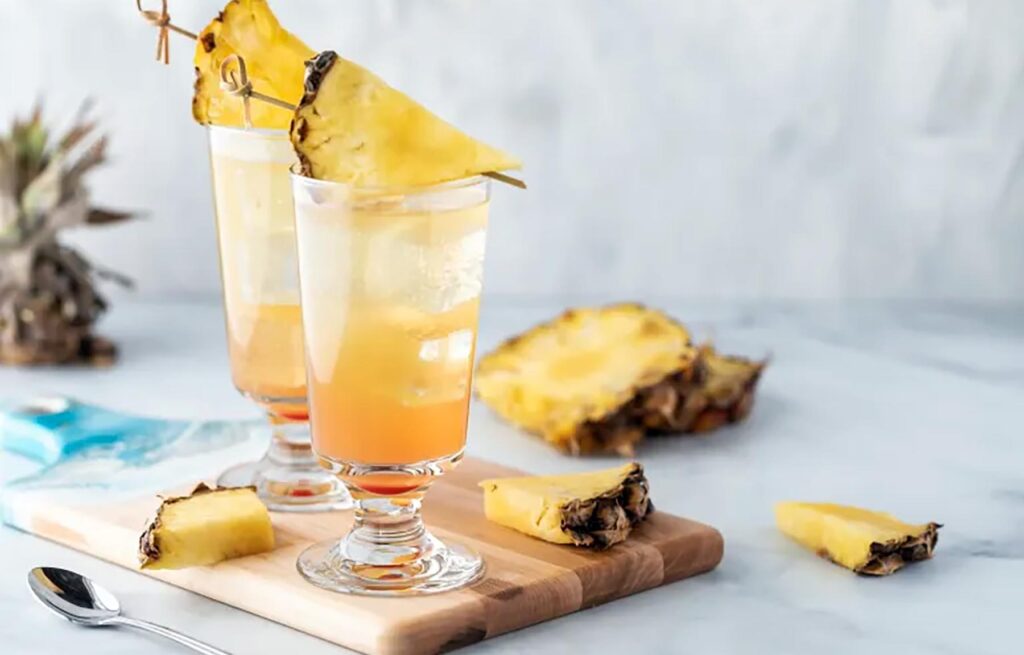 Tropical Pineapple Turmeric Mocktail