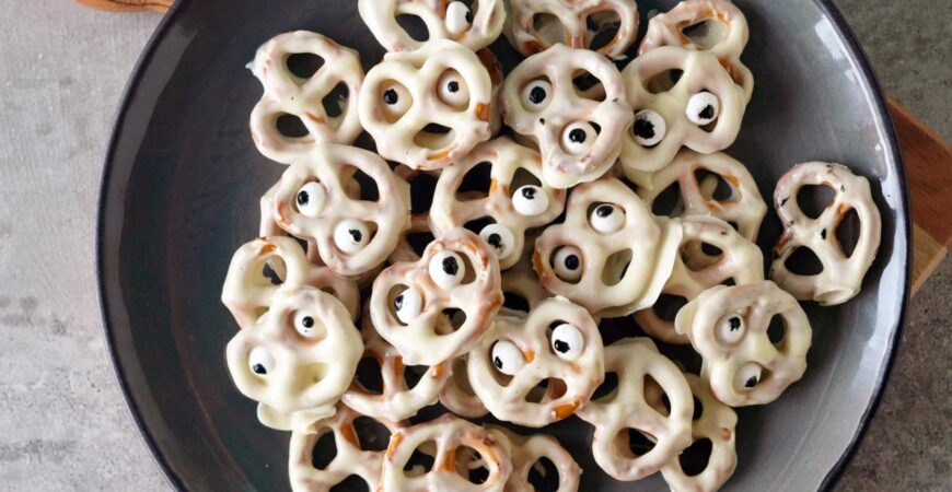 Ghost Pretzels