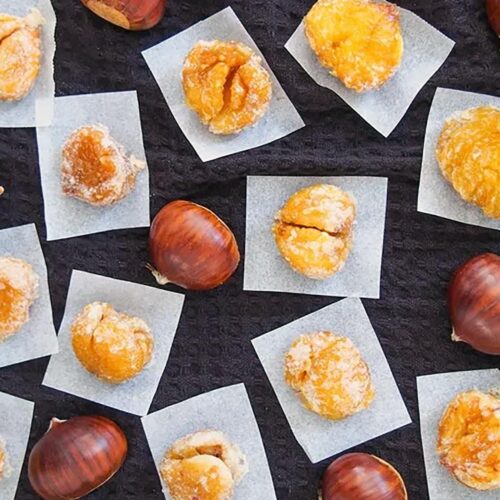 Marrons Glaces Candied Chestnuts