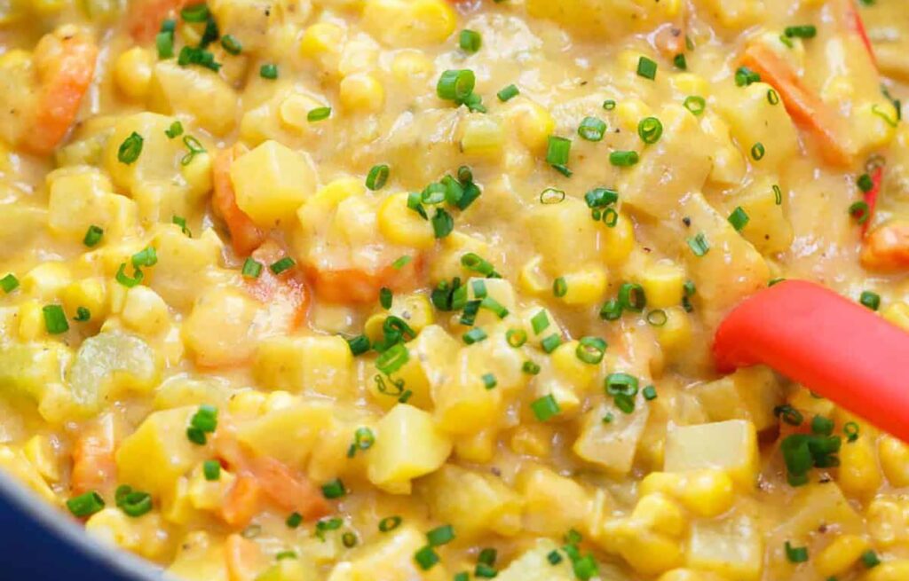 Pumpkin Corn Chowder