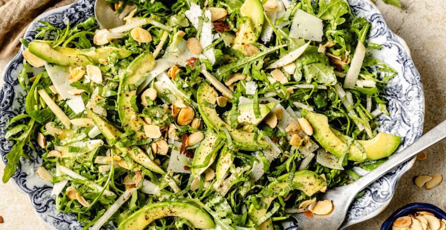 Asiago Arugula Pear Salad