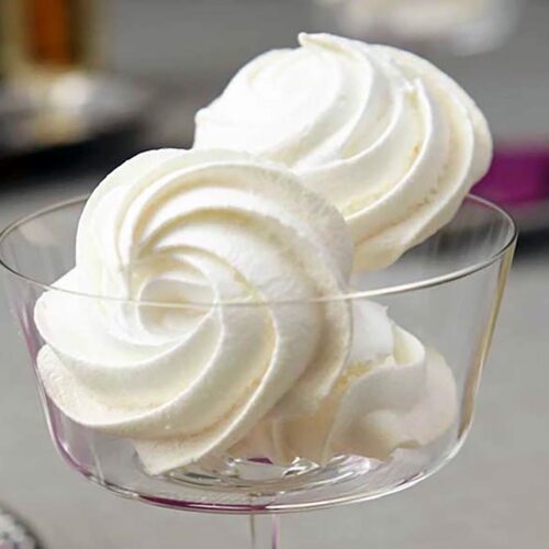 Champagne Meringue Cookies