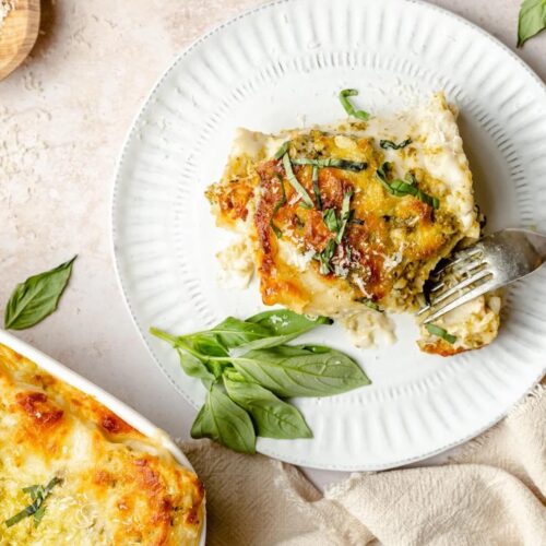 Pesto Mushroom Chicken Lasagna Roll Ups Pesto Mushroom Chicken Lasagna Roll Ups