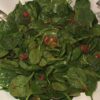 Amatriciana Sauce Salad Dressing over Spinach Salad