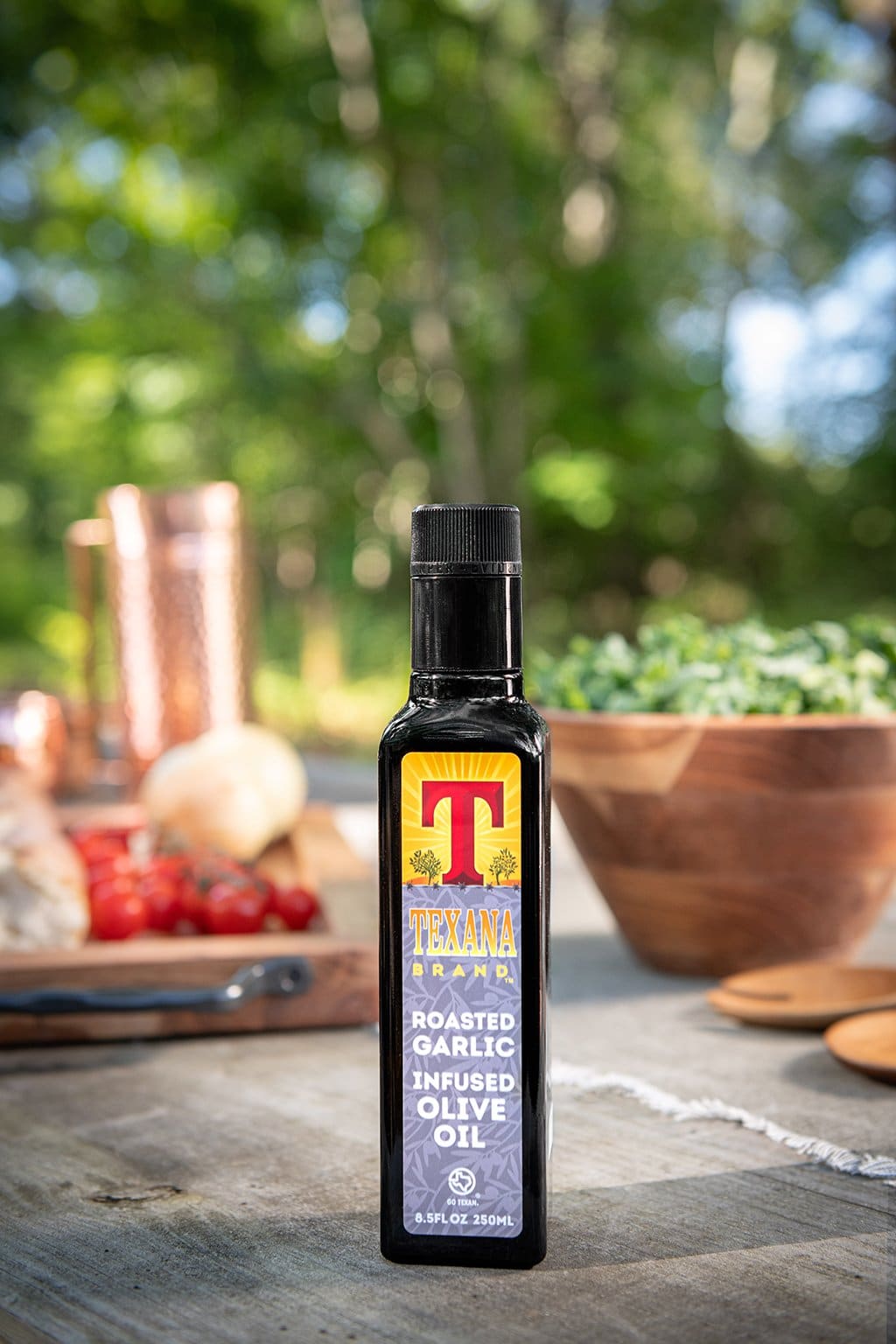Texana Brands Roasted Garlic Infused Olive Oil