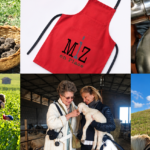 Six-panel truffle and farm life collage