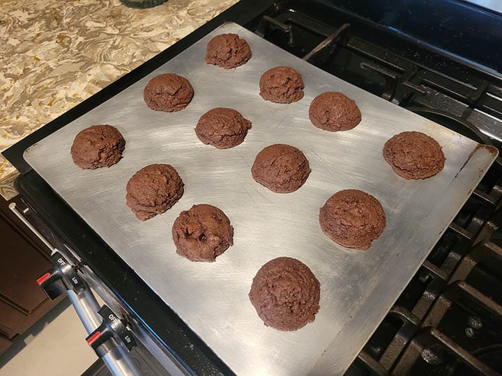 double chocolate cookies