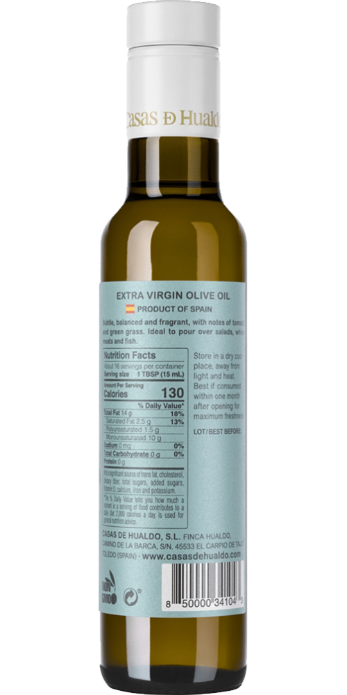 Single Varietal ARBEQUINA Extra Virgin Olive Oil 8.5oz (250ml)