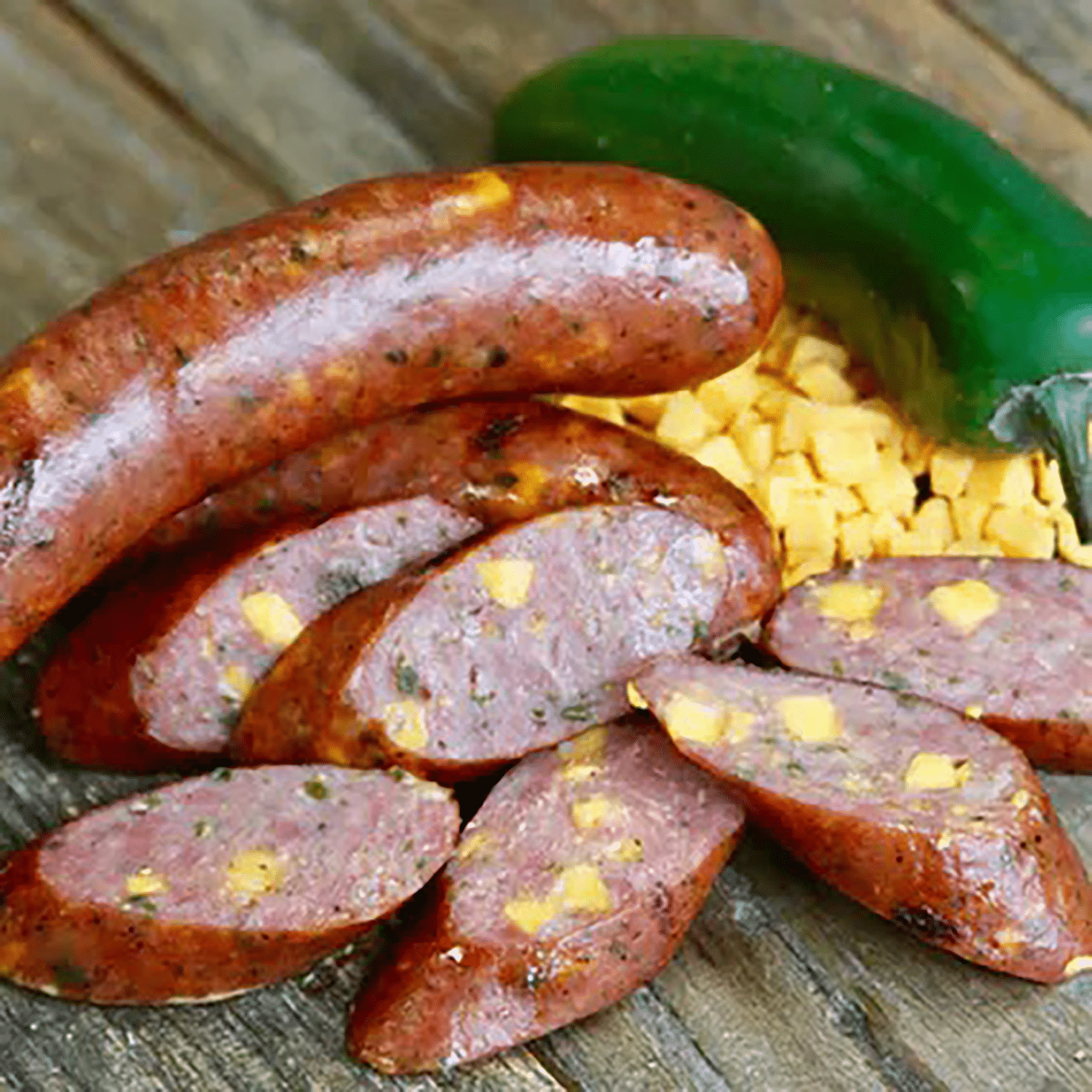 Jalapeño & Cheddar Hand-Crafted Sausages – 4 packs/16 links