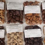 Candied PecanCandied Pecans, 7oz bags, choose from Praline, Rum, Cinnamon, or Amarettos