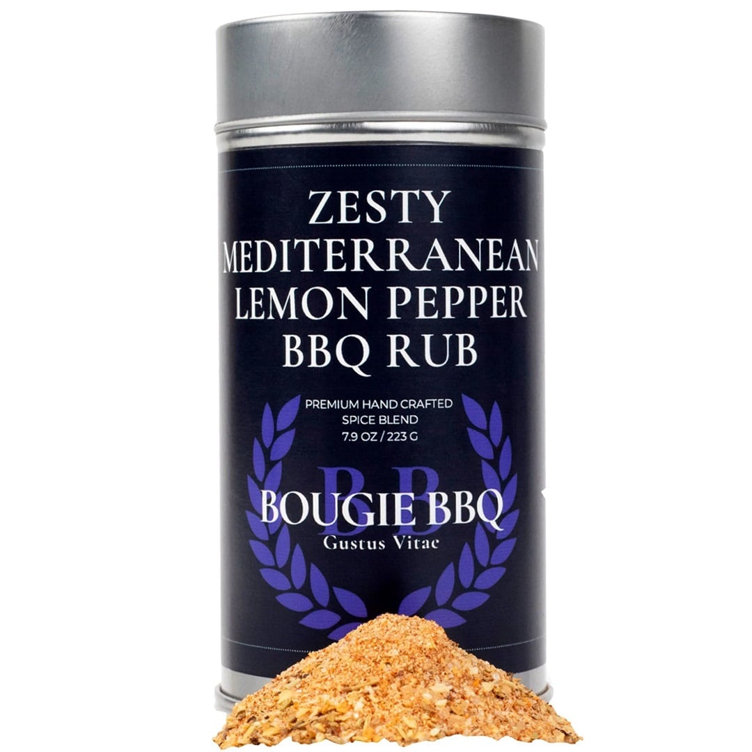 Gustus Vitae Zesty Mediterranean Lemon Pepper BBQ Rub & Seasoning