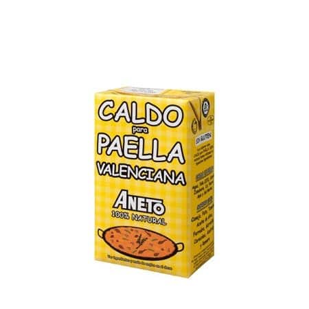 ANETO 100% Natural Cooking Base for Valencian Paella, 1 Liter / 33.83 Fl. Oz.