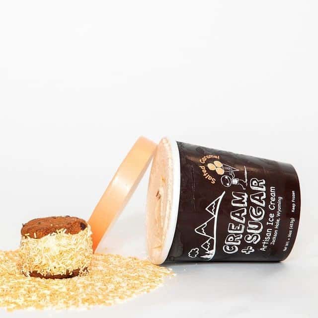 Cream & Sugar Premium Ice Cream: Salted Carmel – 6 pints