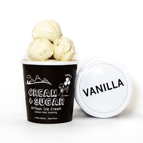 Cream & Sugar Premium Ice Cream: Vanilla – 6 pints