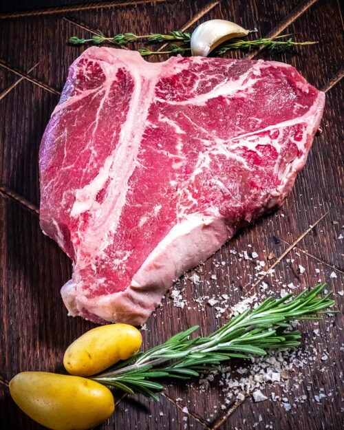 Guaranteed Premium Angus Beef Porterhouse Steak, 18oz or 24oz