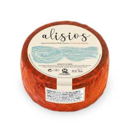 MITICA Alisios, Blend of Cow’s Milk and Goat’s Milk Cheese, Covered in Sweet Pimenton, 2 pound wheel