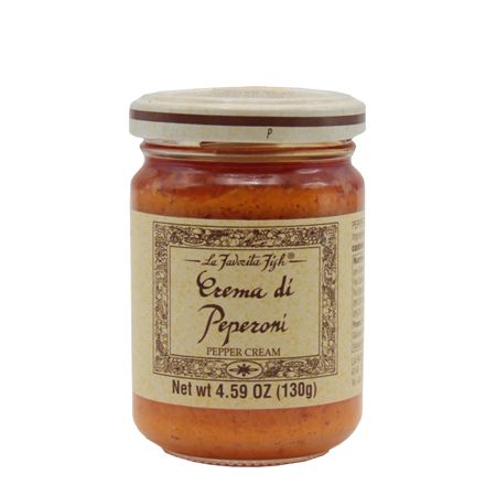 LA FAVORITA Crema di Peperoni, Red Pepper Cream, 4.59oz. (130g)