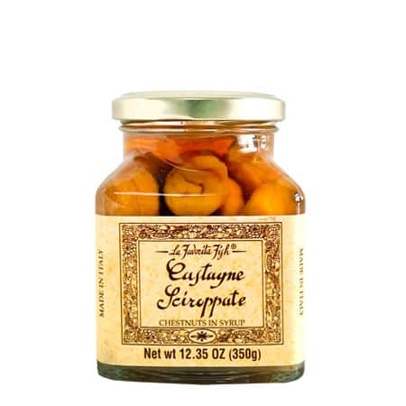 LA FAVORITA Castagne Sciroppate, Chestnuts in Syrup, 12.34oz. (350g)