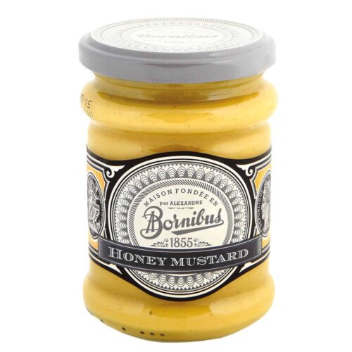 Bornibus Mustard: Honey (Moutarde au Miel), 9.5oz (270g)