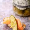 Bornibus Gherkins : Sweet and Sour (Cornichons Aigre-Doux) pickles, 30oz (860g)