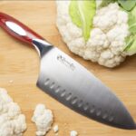 7" VEGETABLE CLEAVER with BLADE PROTECTOR GIFT BOX