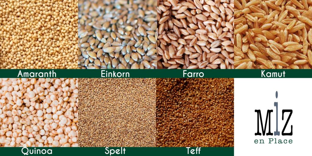 type of ancient grains