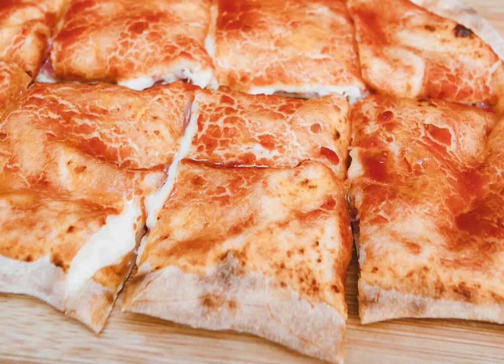 Flat bread pizza