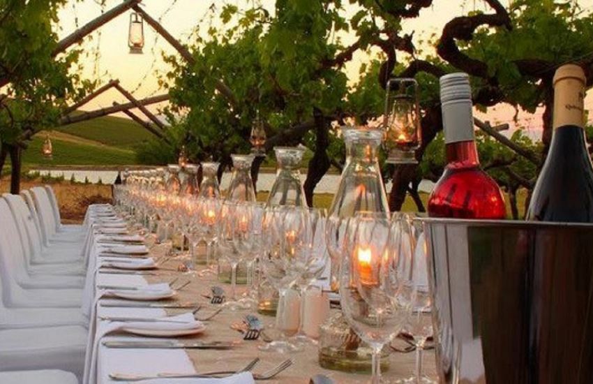 Dinner in the Chianti Vineyards