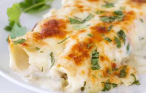 White Chicken Enchiladas
