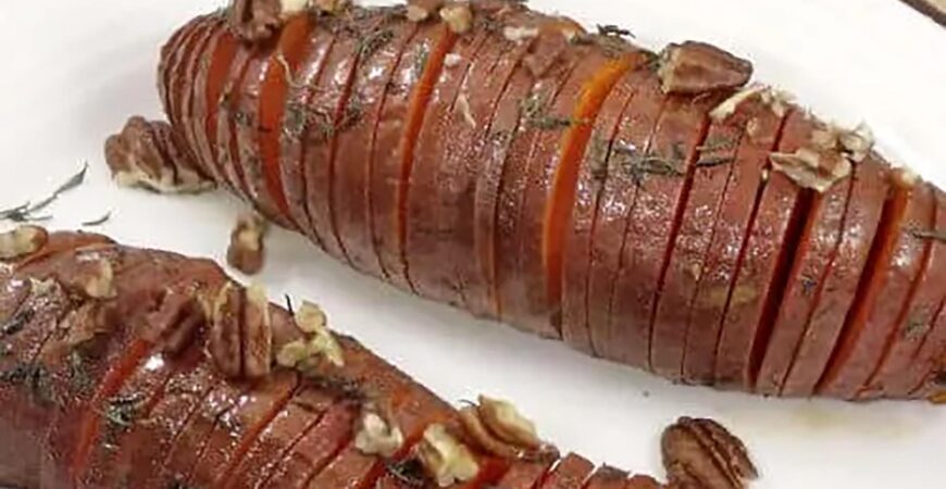 Hasselback Sweet Potatoes