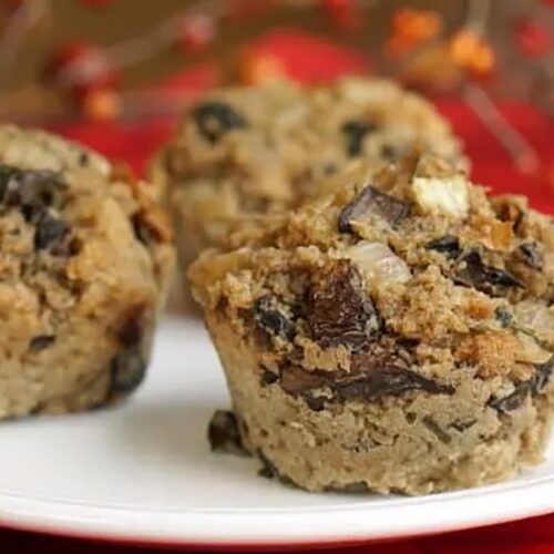 Dill and Mushroom Stuffing Muffins Dill and Mushroom Stuffing Muffins